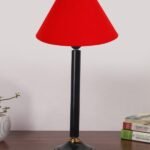 Multicolor Table Lamp | Artistic Mosaic Glass with Sturdy Wood Base | Decorative Ambient Light for Home D�cor | Perfect Blend of Modern & Traditional Style – Model DBH27
