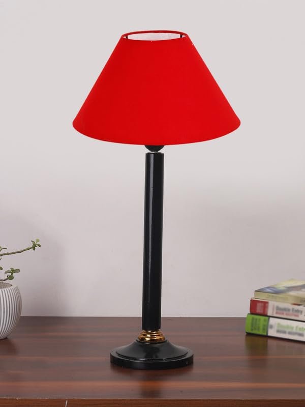 Multicolor Table Lamp | Artistic Mosaic Glass with Sturdy Wood Base | Decorative Ambient Light for Home D�cor | Perfect Blend of Modern & Traditional Style - Model DBH27