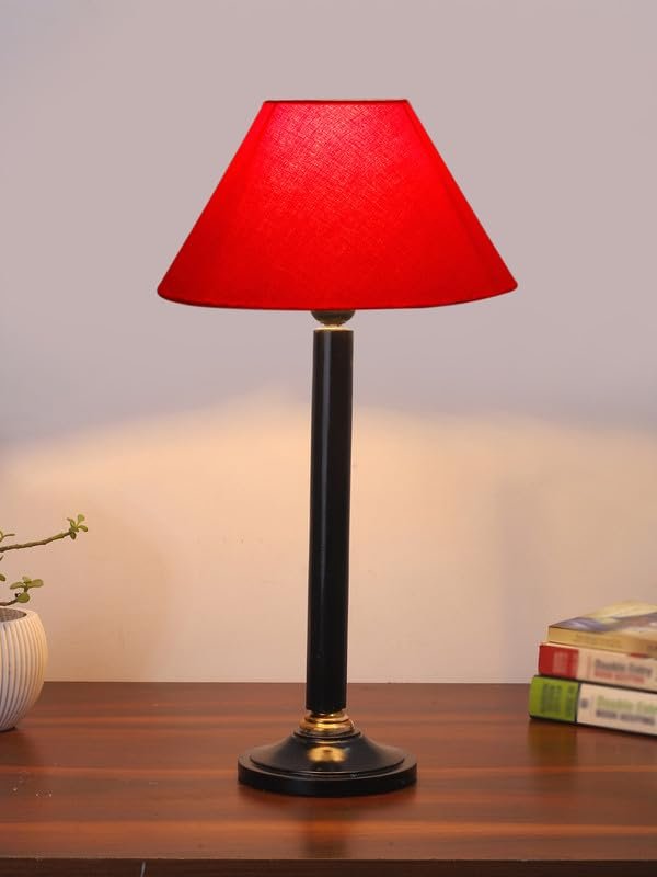 Multicolor Table Lamp | Artistic Mosaic Glass with Sturdy Wood Base | Decorative Ambient Light for Home D�cor | Perfect Blend of Modern & Traditional Style - Model DBH27