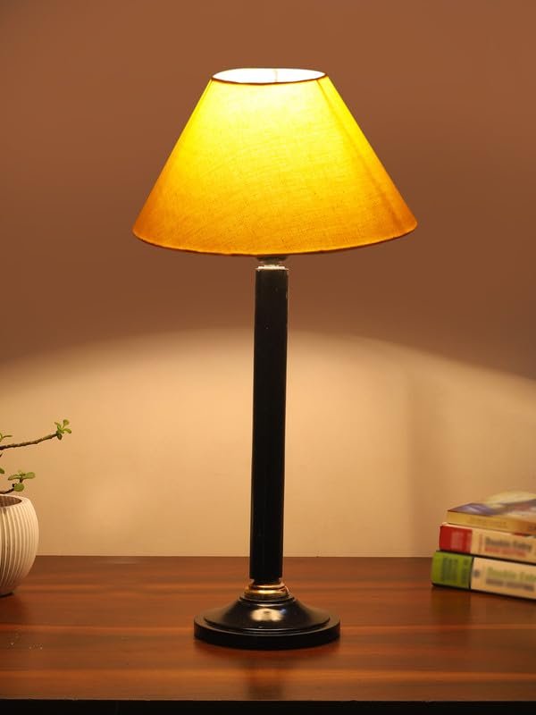 Multicolor Table Lamp | Artistic Mosaic Glass with Sturdy Wood Base | Decorative Ambient Light for Home D�cor | Perfect Blend of Modern & Traditional Style - Model DBH29