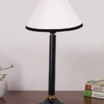 Multicolor Table Lamp | Artistic Mosaic Glass with Sturdy Wood Base | Decorative Ambient Light for Home D�cor | Perfect Blend of Modern & Traditional Style – Model DBH31