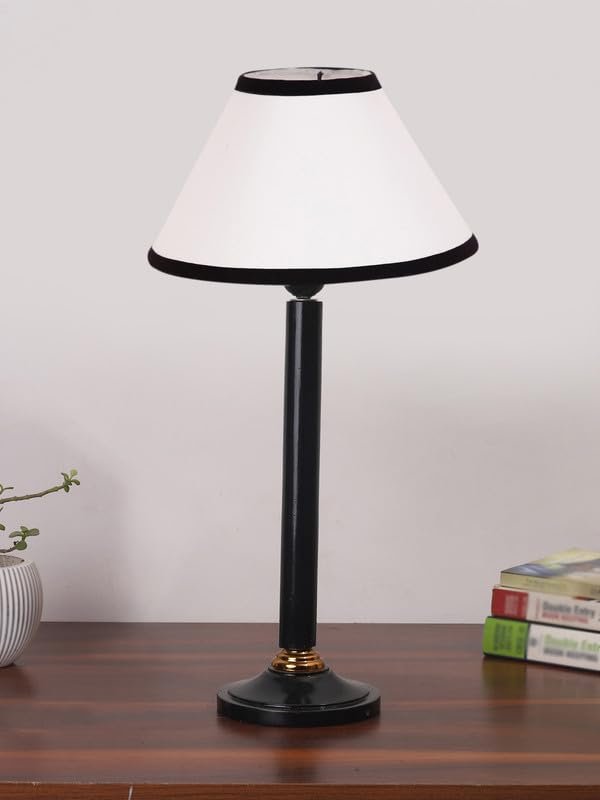 Multicolor Table Lamp | Artistic Mosaic Glass with Sturdy Wood Base | Decorative Ambient Light for Home D�cor | Perfect Blend of Modern & Traditional Style - Model DBH31