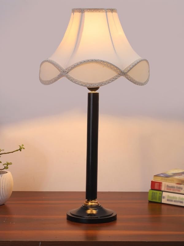 Multicolor Table Lamp | Artistic Mosaic Glass with Sturdy Wood Base | Decorative Ambient Light for Home D�cor | Perfect Blend of Modern & Traditional Style - Model DBH39
