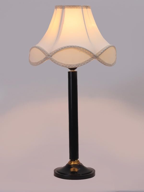 Multicolor Table Lamp | Artistic Mosaic Glass with Sturdy Wood Base | Decorative Ambient Light for Home D�cor | Perfect Blend of Modern & Traditional Style - Model DBH39
