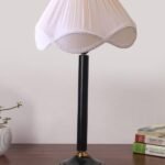 Multicolor Table Lamp | Artistic Mosaic Glass with Sturdy Wood Base | Decorative Ambient Light for Home D�cor | Perfect Blend of Modern & Traditional Style – Model DBH40