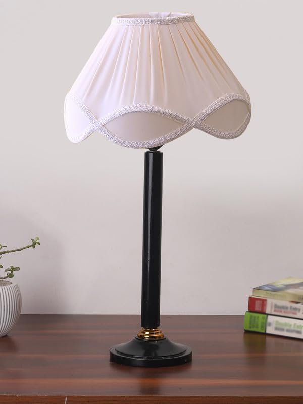 Multicolor Table Lamp | Artistic Mosaic Glass with Sturdy Wood Base | Decorative Ambient Light for Home D�cor | Perfect Blend of Modern & Traditional Style - Model DBH40