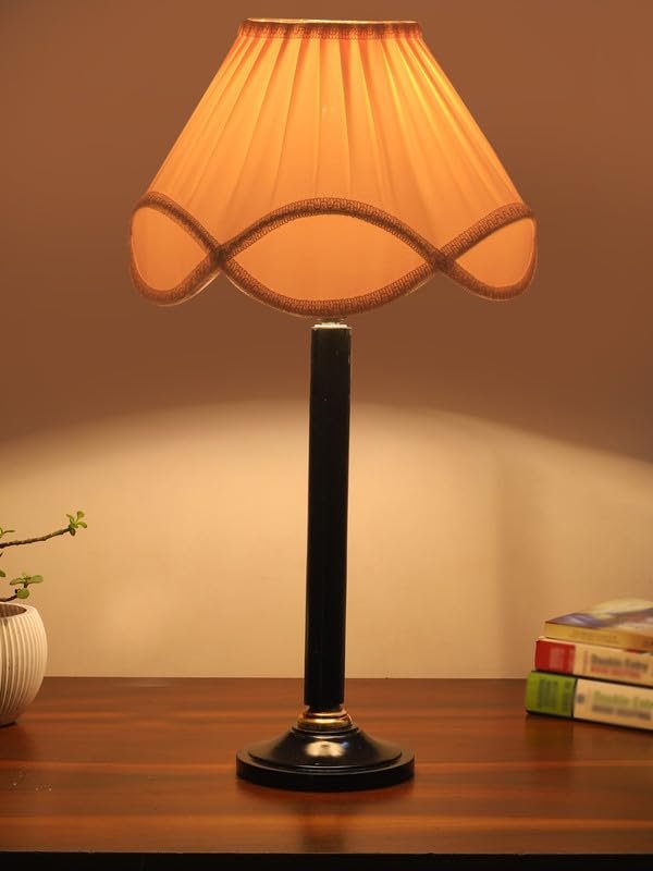Multicolor Table Lamp | Artistic Mosaic Glass with Sturdy Wood Base | Decorative Ambient Light for Home D�cor | Perfect Blend of Modern & Traditional Style - Model DBH40