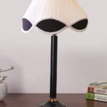 Multicolor Table Lamp | Artistic Mosaic Glass with Sturdy Wood Base | Decorative Ambient Light for Home D�cor | Perfect Blend of Modern & Traditional Style – Model DBH41