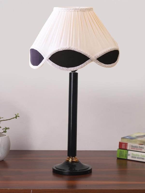 Multicolor Table Lamp | Artistic Mosaic Glass with Sturdy Wood Base | Decorative Ambient Light for Home D�cor | Perfect Blend of Modern & Traditional Style - Model DBH41