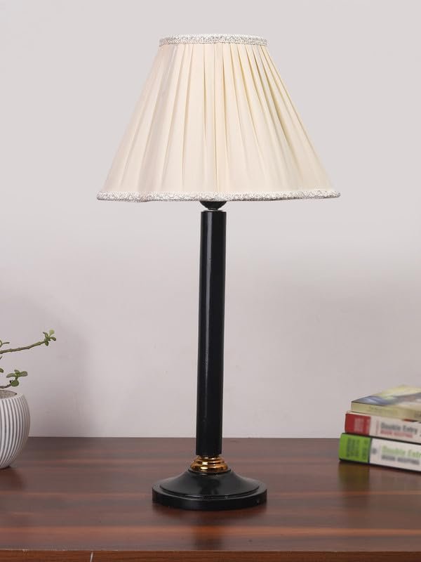 Multicolor Table Lamp | Artistic Mosaic Glass with Sturdy Wood Base | Decorative Ambient Light for Home D�cor | Perfect Blend of Modern & Traditional Style - Model DBH42