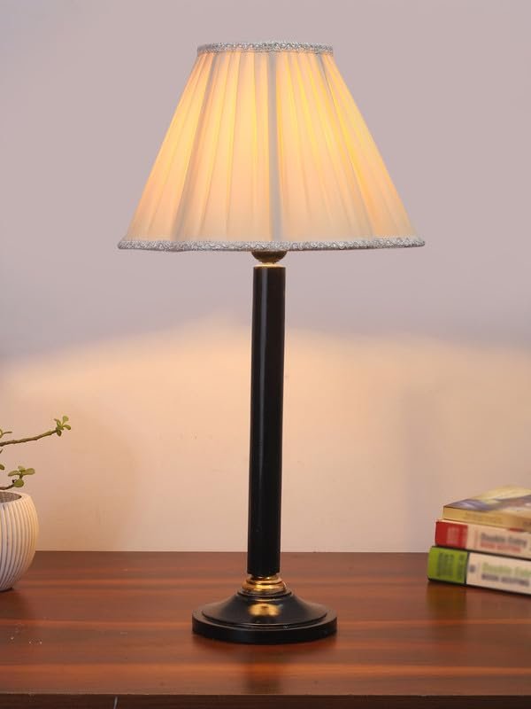 Multicolor Table Lamp | Artistic Mosaic Glass with Sturdy Wood Base | Decorative Ambient Light for Home D�cor | Perfect Blend of Modern & Traditional Style - Model DBH42
