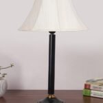 Multicolor Table Lamp | Artistic Mosaic Glass with Sturdy Wood Base | Decorative Ambient Light for Home D�cor | Perfect Blend of Modern & Traditional Style – Model DBH43