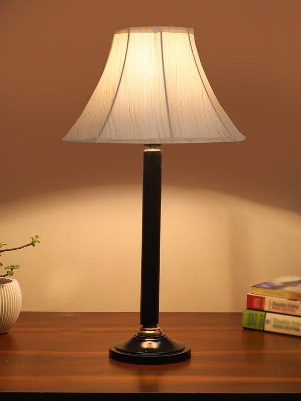 Multicolor Table Lamp | Artistic Mosaic Glass with Sturdy Wood Base | Decorative Ambient Light for Home D�cor | Perfect Blend of Modern & Traditional Style - Model DBH43