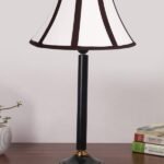 Multicolor Table Lamp | Artistic Mosaic Glass with Sturdy Wood Base | Decorative Ambient Light for Home D�cor | Perfect Blend of Modern & Traditional Style – Model DBH44