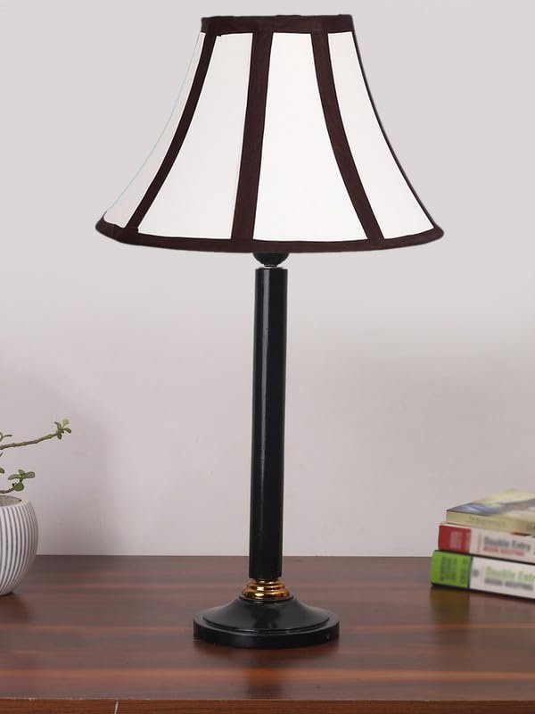 Multicolor Table Lamp | Artistic Mosaic Glass with Sturdy Wood Base | Decorative Ambient Light for Home D�cor | Perfect Blend of Modern & Traditional Style - Model DBH44