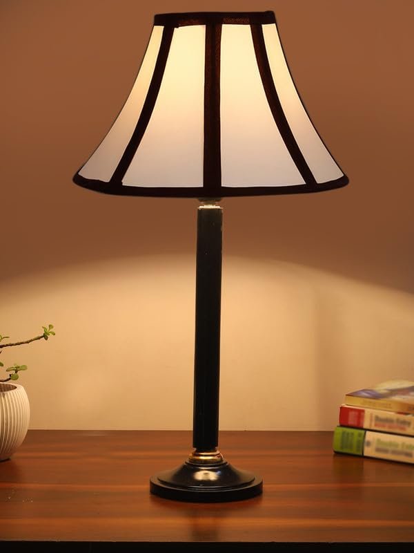 Multicolor Table Lamp | Artistic Mosaic Glass with Sturdy Wood Base | Decorative Ambient Light for Home D�cor | Perfect Blend of Modern & Traditional Style - Model DBH44