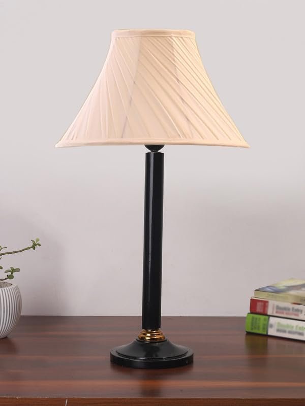 Multicolor Table Lamp | Artistic Mosaic Glass with Sturdy Wood Base | Decorative Ambient Light for Home D�cor | Perfect Blend of Modern & Traditional Style - Model DBH46