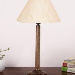Multicolor Table Lamp | Artistic Mosaic Glass with Sturdy Wood Base | Decorative Ambient Light for Home D�cor | Perfect Blend of Modern & Traditional Style – Model DBH73