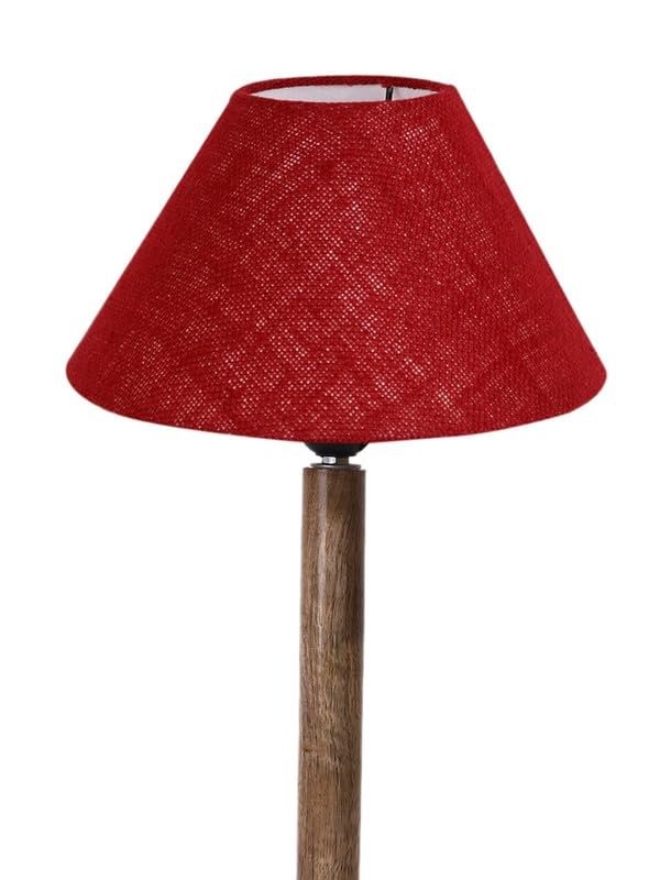 Multicolor Table Lamp | Artistic Mosaic Glass with Sturdy Wood Base | Decorative Ambient Light for Home D�cor | Perfect Blend of Modern & Traditional Style - Model DBH82