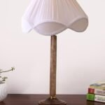 Multicolor Table Lamp | Artistic Mosaic Glass with Sturdy Wood Base | Decorative Ambient Light for Home D�cor | Perfect Blend of Modern & Traditional Style – Model DBH88