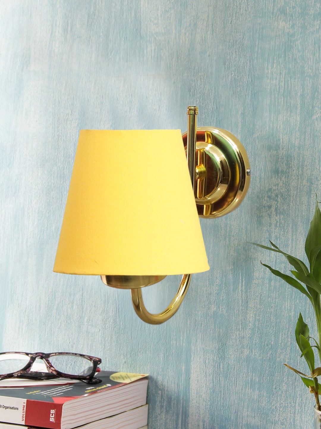 Multicolor Wall Lamp | Elegant Jute Material | Stylish Ambient Light for Home, Office, Living Room, Bedroom, Hallway | Modern Decorative Wall Sconce - Model DBS