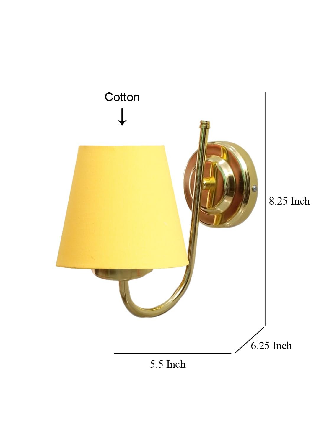 Multicolor Wall Lamp | Elegant Jute Material | Stylish Ambient Light for Home, Office, Living Room, Bedroom, Hallway | Modern Decorative Wall Sconce - Model DBS