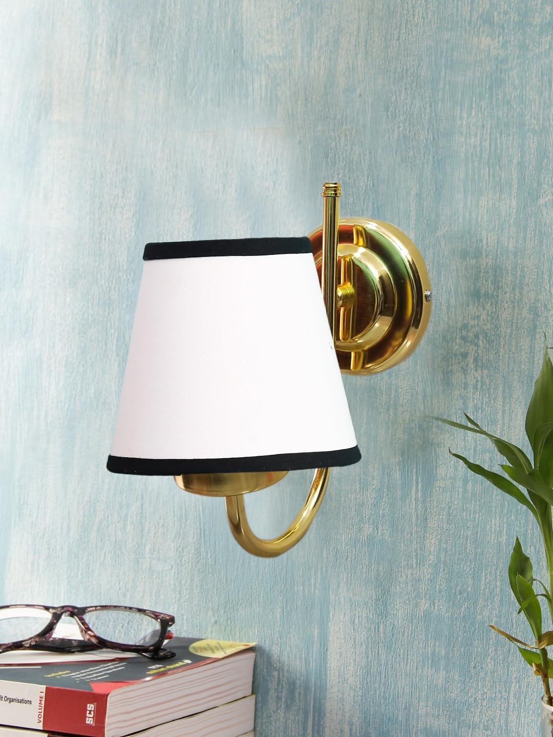 Multicolor Wall Lamp | Elegant Jute Material | Stylish Ambient Light for Home, Office, Living Room, Bedroom, Hallway | Modern Decorative Wall Sconce - Model DBS07