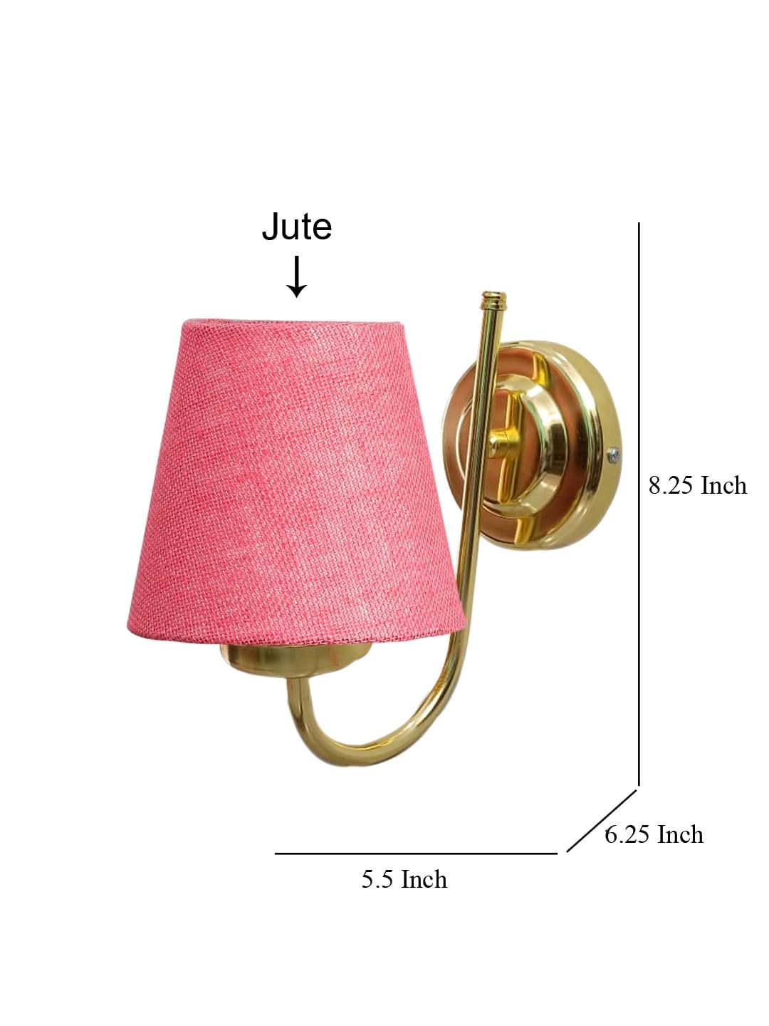 Multicolor Wall Lamp | Elegant Jute Material | Stylish Ambient Light for Home, Office, Living Room, Bedroom, Hallway | Modern Decorative Wall Sconce - Model DBS10