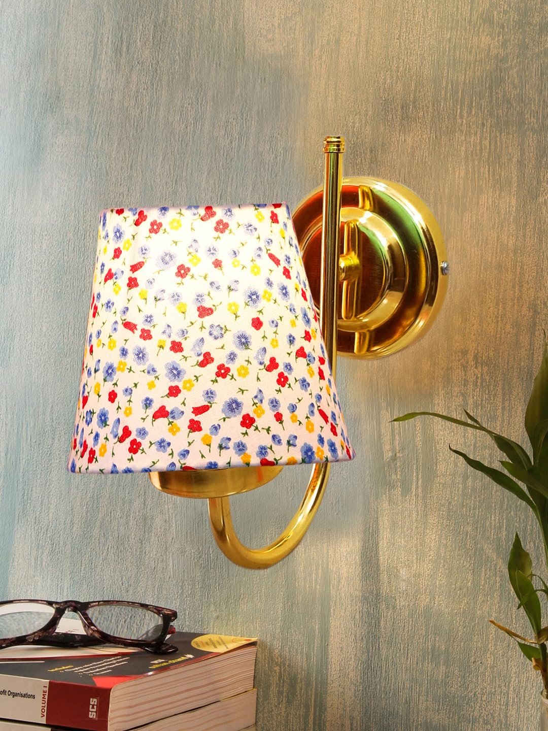 Multicolor Wall Lamp | Elegant Cotton Design | Stylish Ambient Light for Home, Office, Living Room, Bedroom, Hallway | Modern Decorative Wall Sconce - Model DBS15