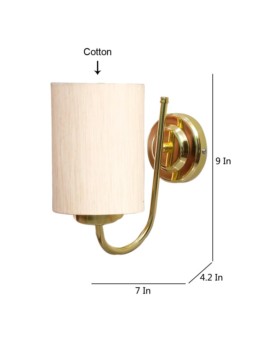 Multicolor Wall Lamp | Elegant Cotton Design | Stylish Ambient Light for Home, Office, Living Room, Bedroom, Hallway | Modern Decorative Wall Sconce - Model DBS16