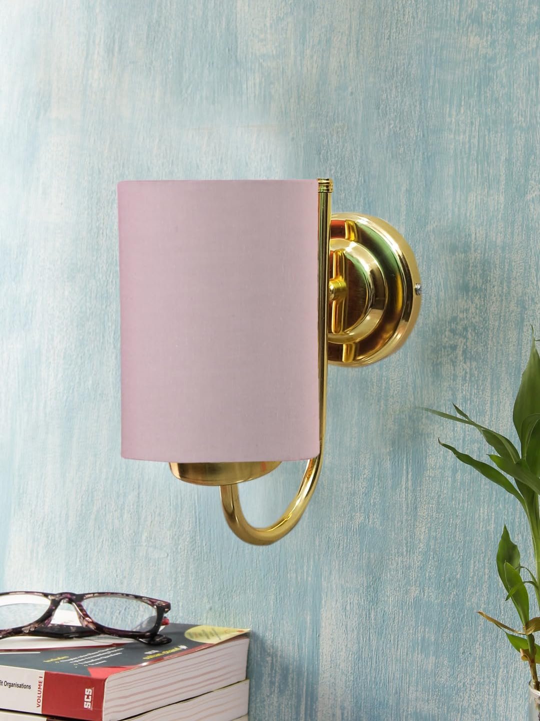 Multicolor Wall Lamp | Elegant Jute Material | Stylish Ambient Light for Home, Office, Living Room, Bedroom, Hallway | Modern Decorative Wall Sconce - Model DBS21