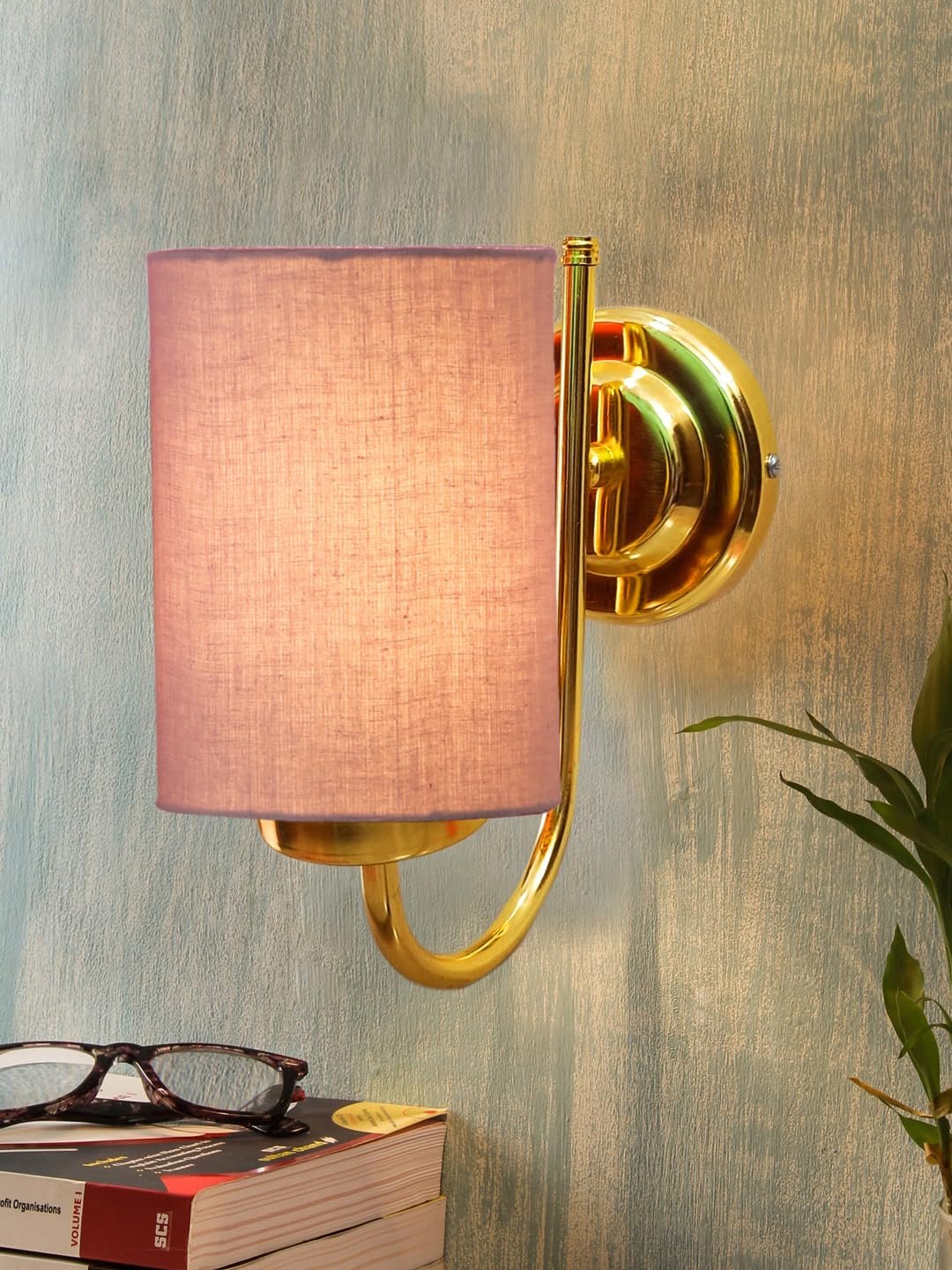 Multicolor Wall Lamp | Elegant Jute Material | Stylish Ambient Light for Home, Office, Living Room, Bedroom, Hallway | Modern Decorative Wall Sconce - Model DBS21