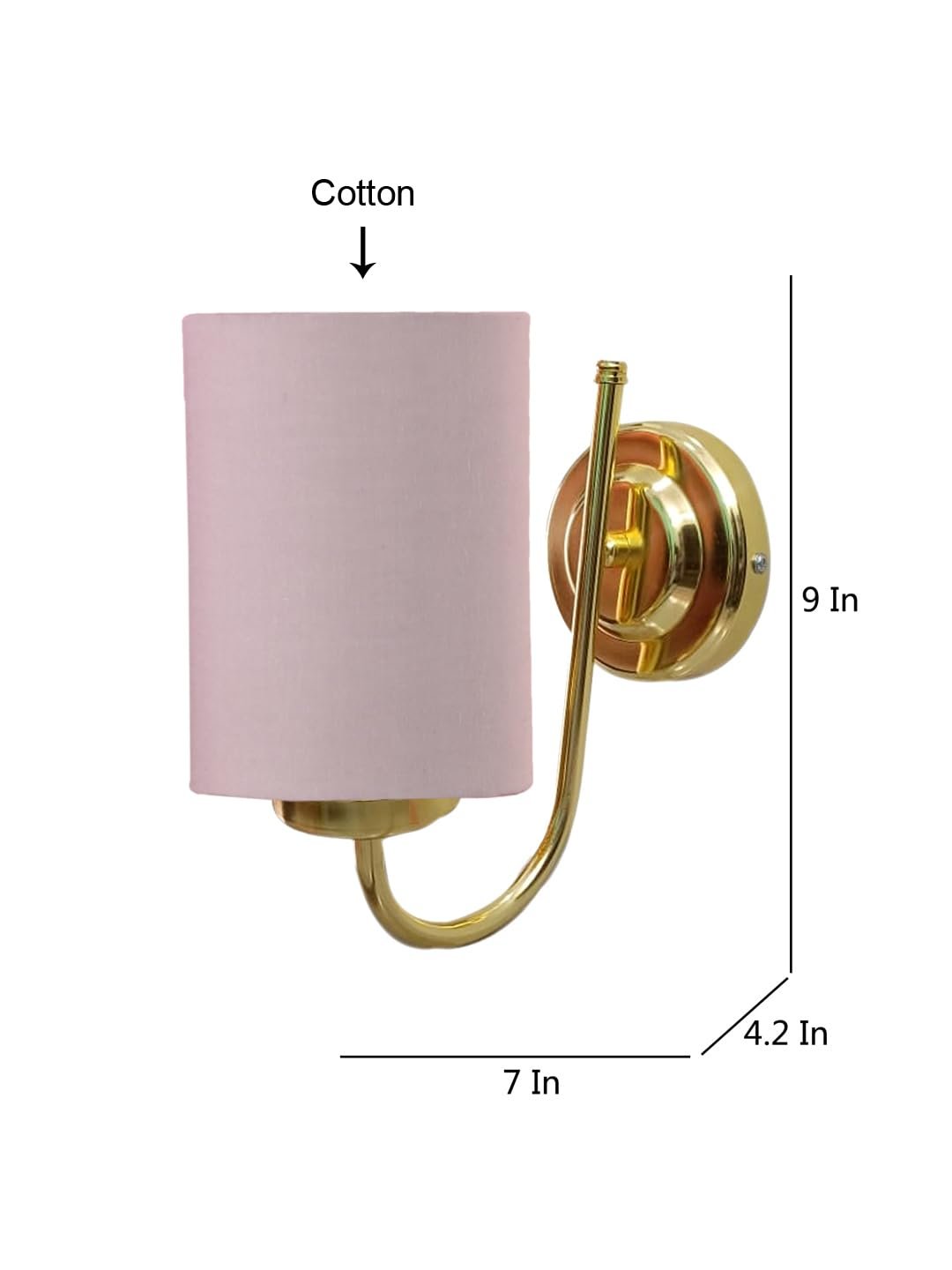 Multicolor Wall Lamp | Elegant Jute Material | Stylish Ambient Light for Home, Office, Living Room, Bedroom, Hallway | Modern Decorative Wall Sconce - Model DBS21