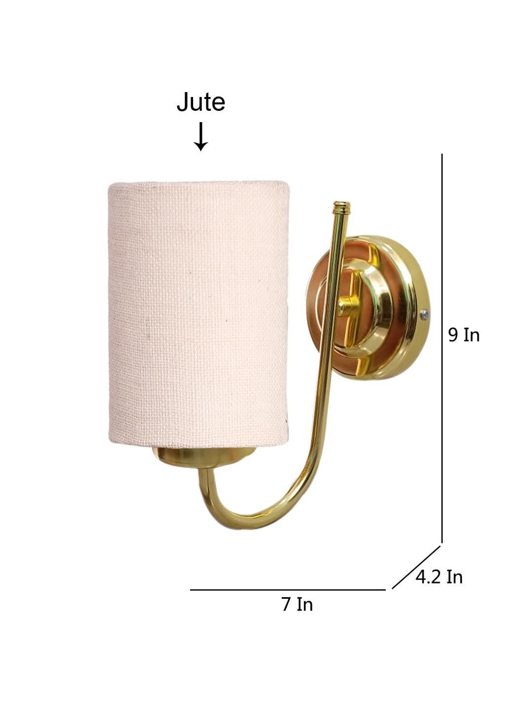 Multicolor Wall Lamp | Elegant Jute Material | Stylish Ambient Light for Home, Office, Living Room, Bedroom, Hallway | Modern Decorative Wall Sconce - Model DBS24