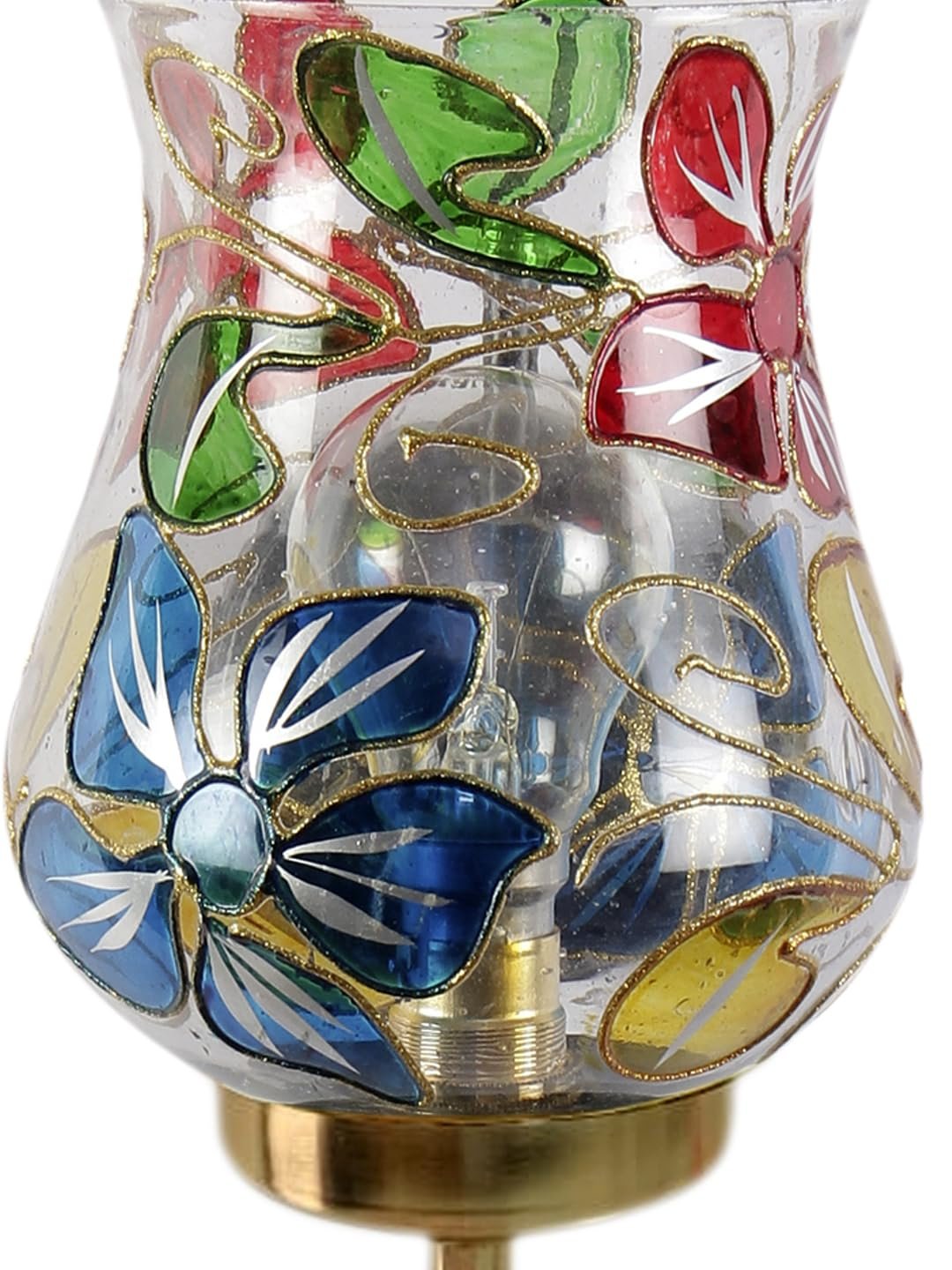 Multicolor Wall Lamp | Elegant Mosaic Glass & Wood Design | Stylish Ambient Light for Home, Office, Living Room, Bedroom, Hallway | Modern Decorative Wall Sconce - Model DBS39