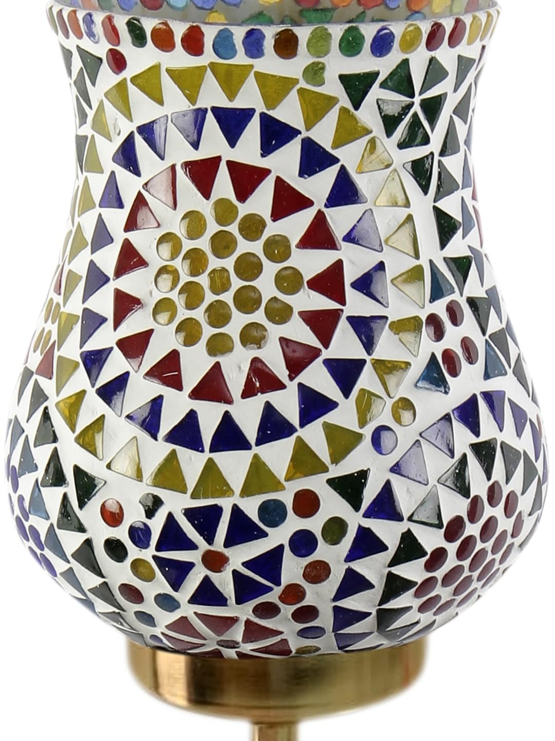 Multicolor Wall Lamp | Elegant Mosaic Glass & Wood Design | Stylish Ambient Light for Home, Office, Living Room, Bedroom, Hallway | Modern Decorative Wall Sconce - Model DBS42