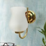 Multicolor Wall Lamp | Elegant Mosaic Glass & Wood Design | Stylish Ambient Light for Home, Office, Living Room, Bedroom, Hallway | Modern Decorative Wall Sconce – Model DBS48