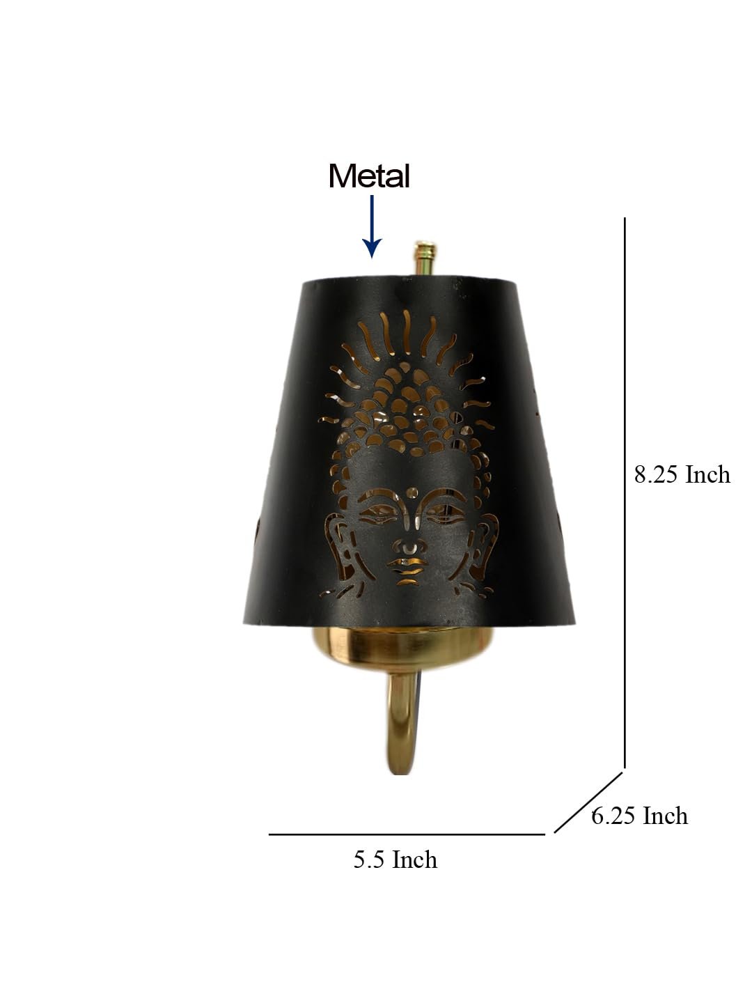 Multicolor Wall Lamp | Elegant Metal Material | Stylish Ambient Light for Home, Office, Living Room, Bedroom, Hallway | Modern Decorative Wall Sconce - Model DBS50