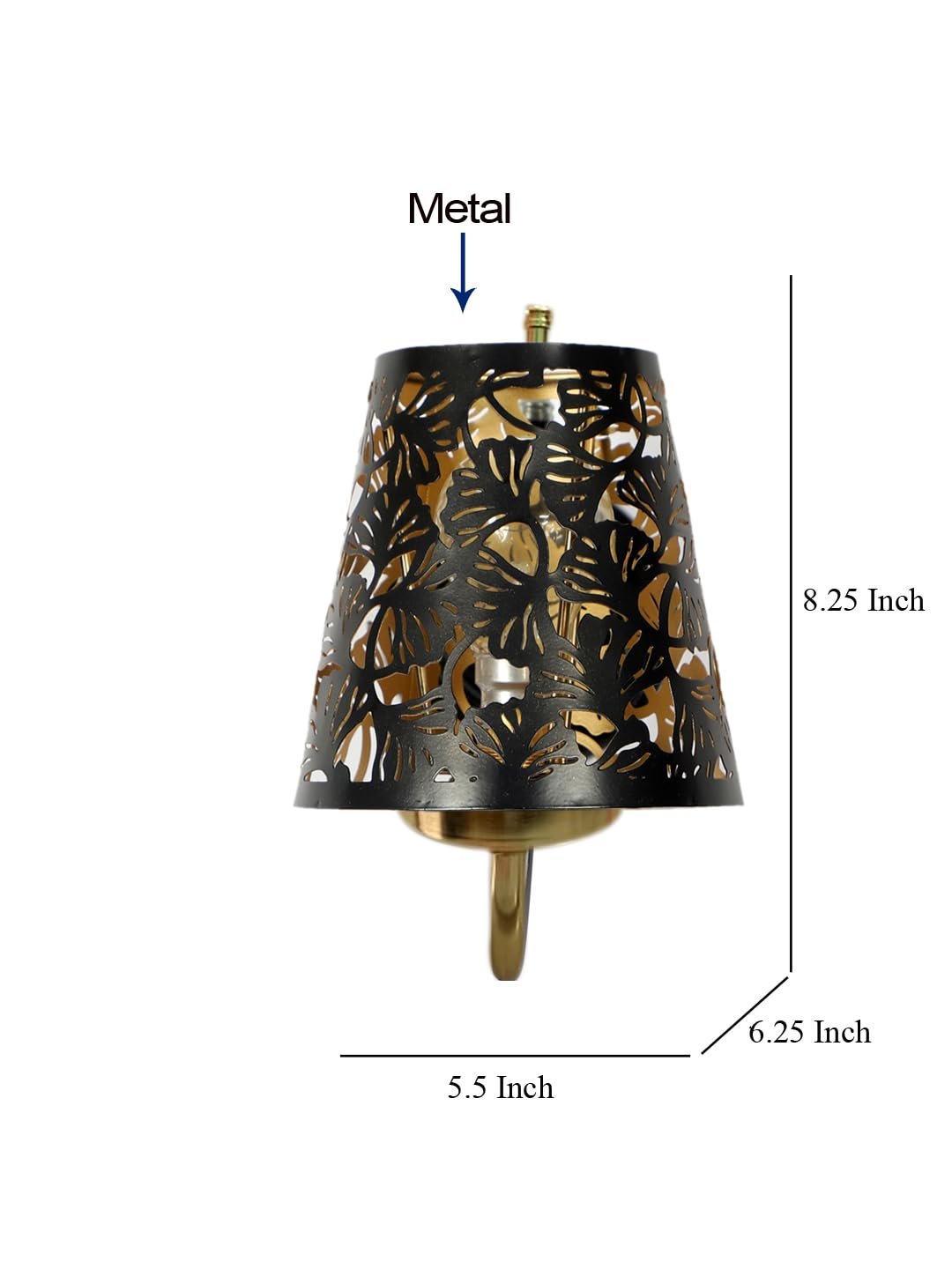 Multicolor Wall Lamp | Elegant Metal Material | Stylish Ambient Light for Home, Office, Living Room, Bedroom, Hallway | Modern Decorative Wall Sconce - Model DBS54