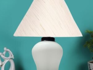 Multicolor Table Lamp | Artistic Mosaic Glass with Sturdy Wood Base | Decorative Ambient Light for Home D�cor | Perfect Blend of Modern & Traditional Style - Model DDG76