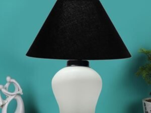 Multicolor Table Lamp | Artistic Mosaic Glass with Sturdy Wood Base | Decorative Ambient Light for Home D�cor | Perfect Blend of Modern & Traditional Style - Model DDG77