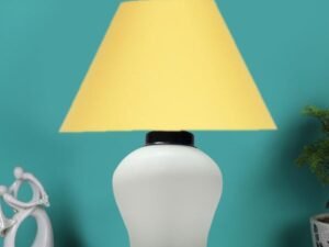 Multicolor Table Lamp | Artistic Mosaic Glass with Sturdy Wood Base | Decorative Ambient Light for Home D�cor | Perfect Blend of Modern & Traditional Style - Model DDG80