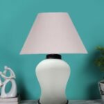 Multicolor Table Lamp | Artistic Mosaic Glass with Sturdy Wood Base | Decorative Ambient Light for Home D�cor | Perfect Blend of Modern & Traditional Style – Model DDG81