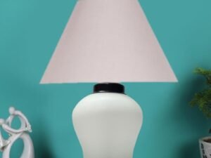 Multicolor Table Lamp | Artistic Mosaic Glass with Sturdy Wood Base | Decorative Ambient Light for Home D�cor | Perfect Blend of Modern & Traditional Style - Model DDG81