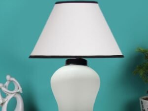 Multicolor Table Lamp | Artistic Mosaic Glass with Sturdy Wood Base | Decorative Ambient Light for Home D�cor | Perfect Blend of Modern & Traditional Style - Model DDG82