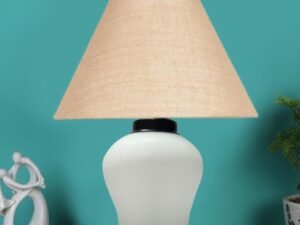 Multicolor Table Lamp | Artistic Mosaic Glass with Sturdy Wood Base | Decorative Ambient Light for Home D�cor | Perfect Blend of Modern & Traditional Style - Model DDG83