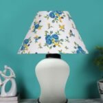 Multicolor Table Lamp | Artistic Mosaic Glass with Sturdy Wood Base | Decorative Ambient Light for Home D�cor | Perfect Blend of Modern & Traditional Style – Model DDG87