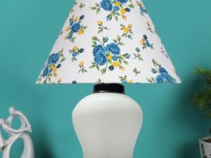 Multicolor Table Lamp | Artistic Mosaic Glass with Sturdy Wood Base | Decorative Ambient Light for Home D�cor | Perfect Blend of Modern & Traditional Style - Model DDG87