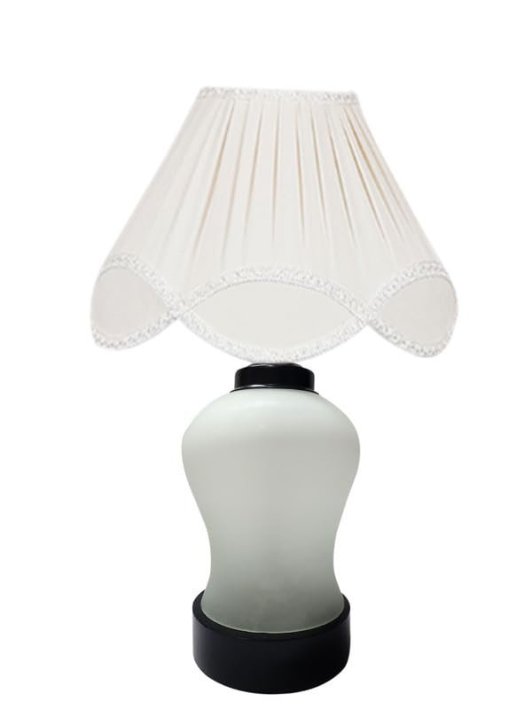 Multicolor Table Lamp | Artistic Mosaic Glass with Sturdy Wood Base | Decorative Ambient Light for Home D�cor | Perfect Blend of Modern & Traditional Style - Model DDG90