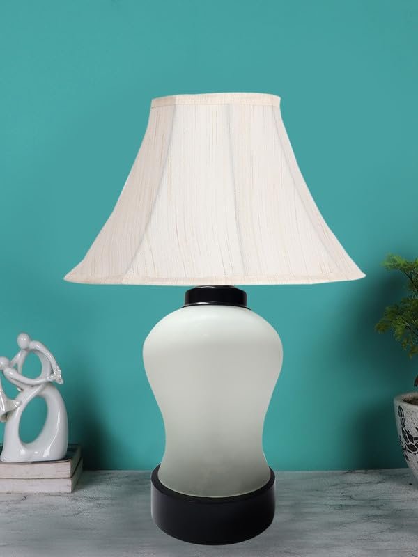 Multicolor Table Lamp | Artistic Mosaic Glass with Sturdy Wood Base | Decorative Ambient Light for Home D�cor | Perfect Blend of Modern & Traditional Style - Model DDG91